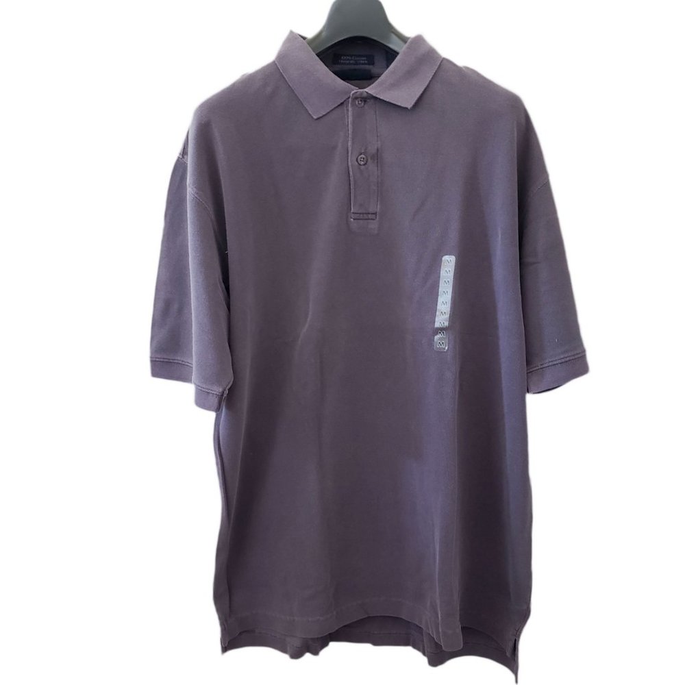 John Ashford 100% Cotton Short Sleeve Polo -Size M